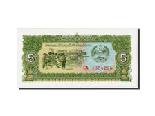 Banknot, Lao, 5 Kip, Undated (1979), Undated, KM:26a, UNC(65-70)