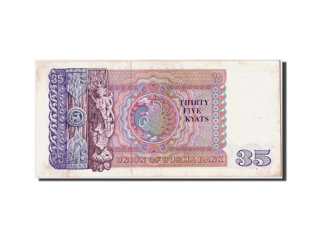 Banconote, Birmania, 35 Kyats, Undated (1986), KM:63, Undated, SPL