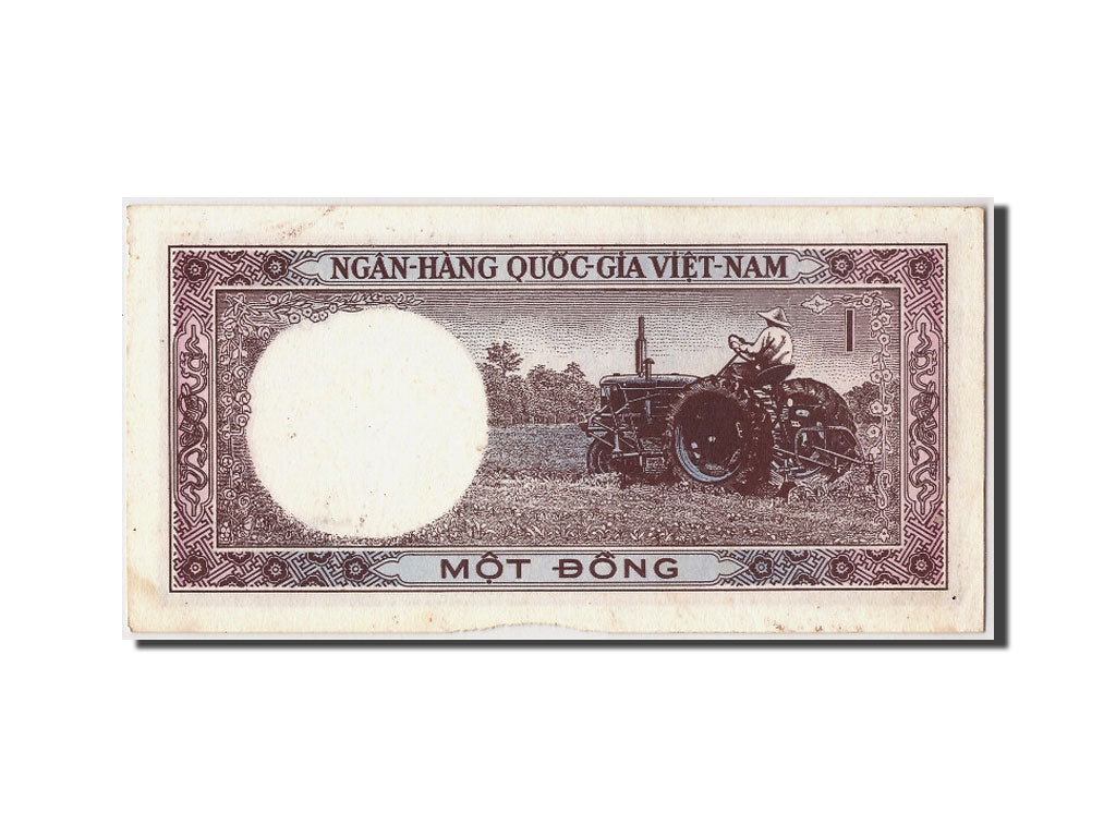 Billete, 1 D<ox>ng, Undated (1964), Vietnam del Sur, KM:15a, Undated, MBC