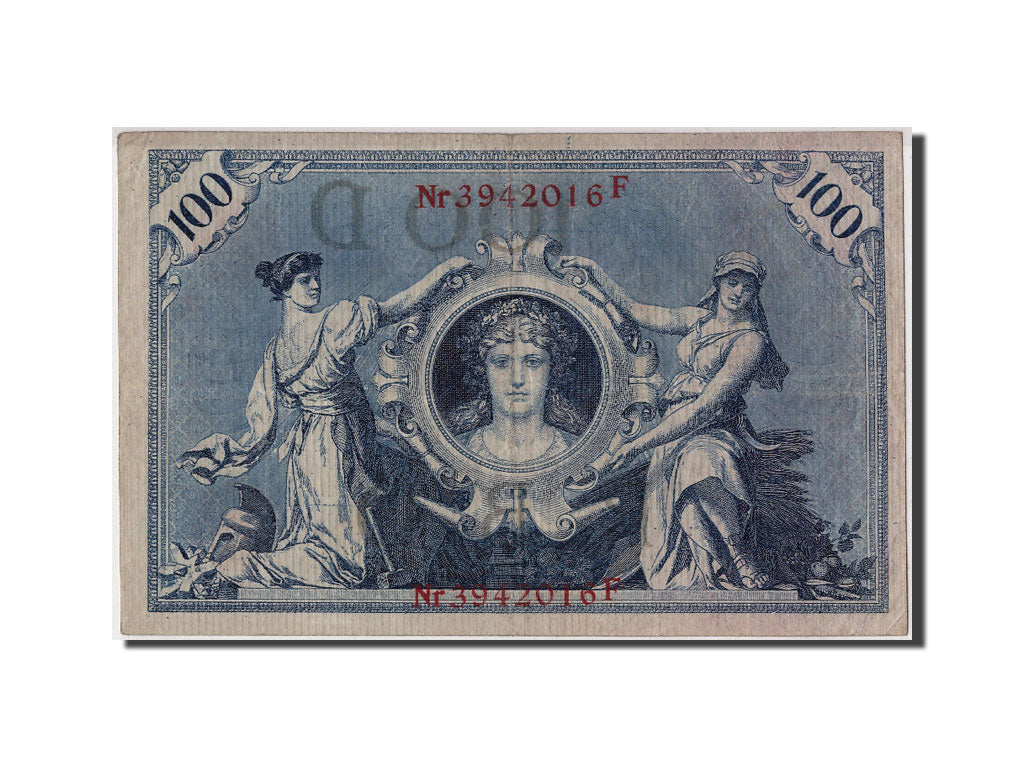 Banconote, Germania, 100 Mark, 1908, KM:33a, 1908-02-07, MB+