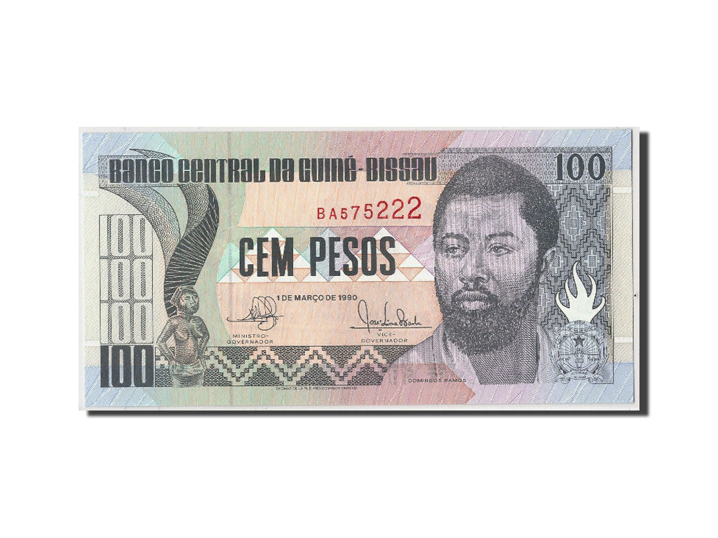 Banconote, Guinea-Bissau, 100 Pesos, 1990, KM:11, 1990-03-01, FDS