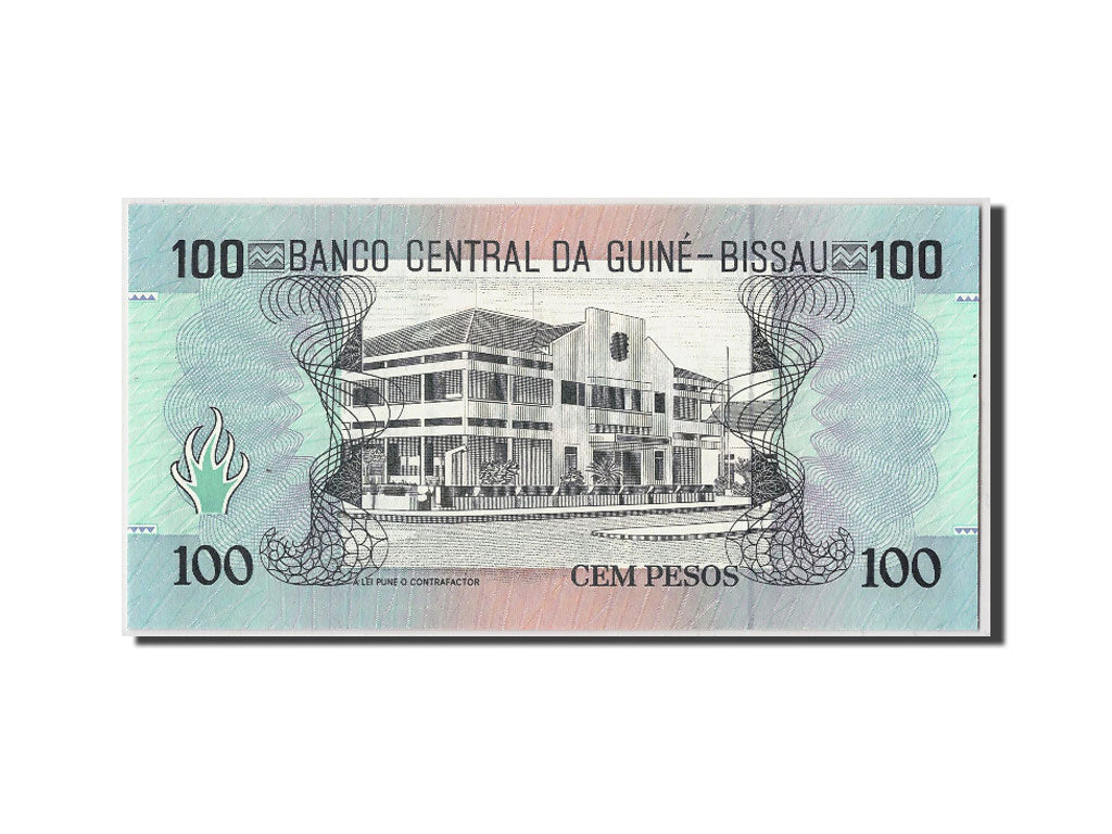 Banconote, Guinea-Bissau, 100 Pesos, 1990, KM:11, 1990-03-01, FDS