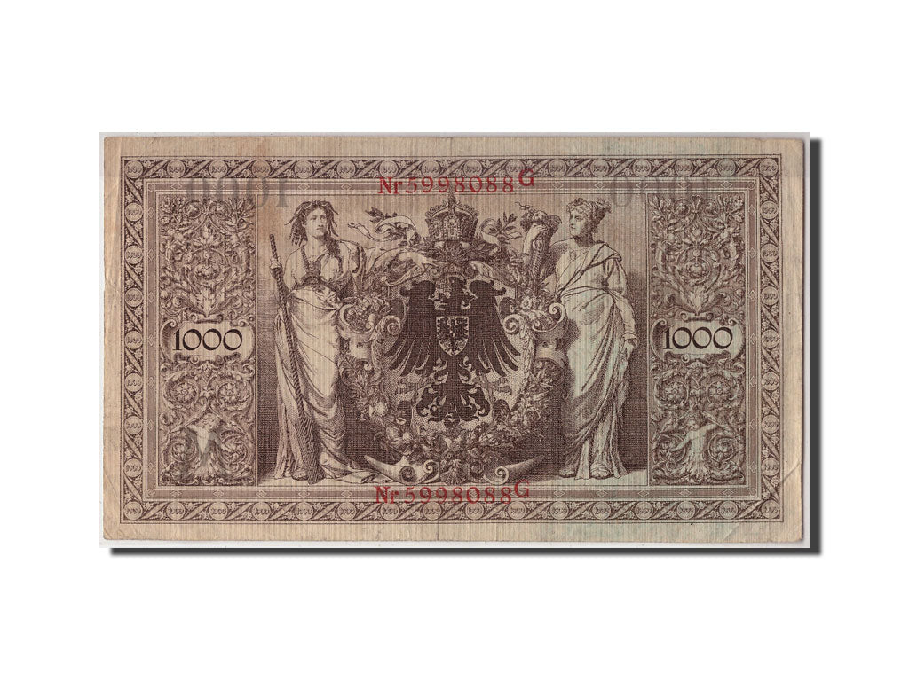 Banknot, Niemcy, 1000 Mark, 1910, 1910-04-21, KM:44b, EF(40-45)