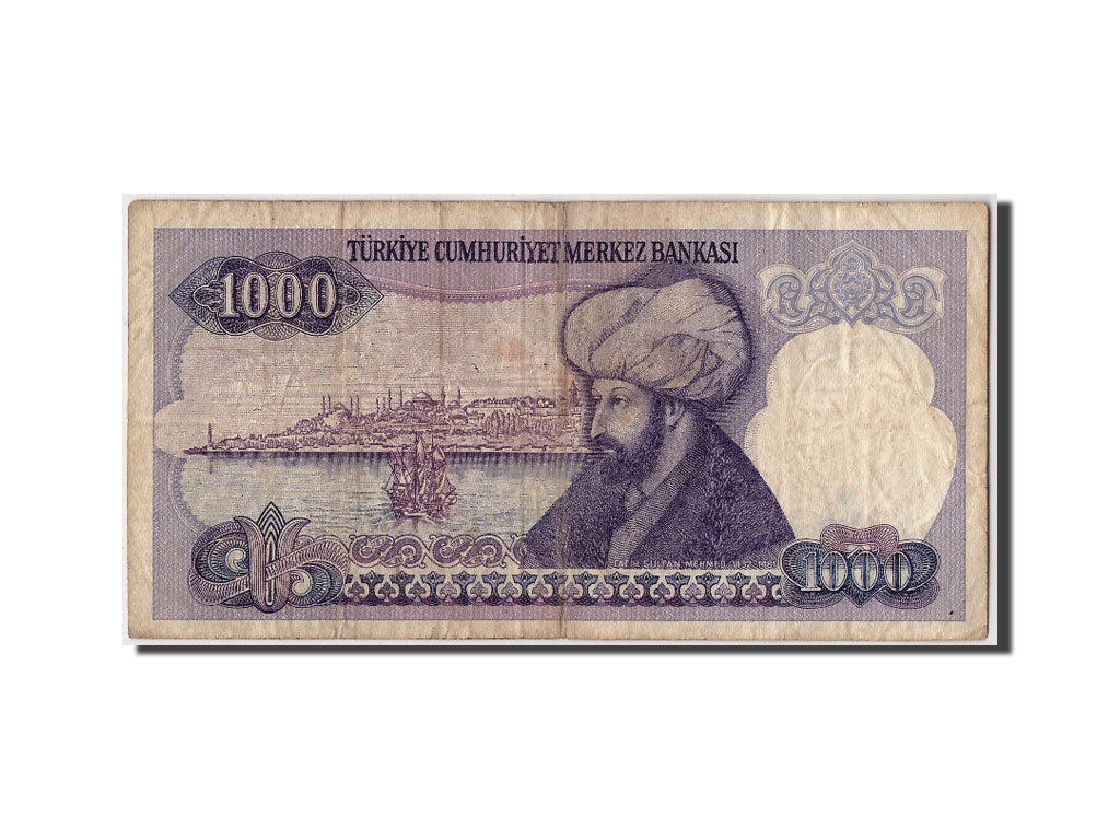 Billet, Turquie, 1000 Lira, L.1970 (1986), Undated, KM:196, TB