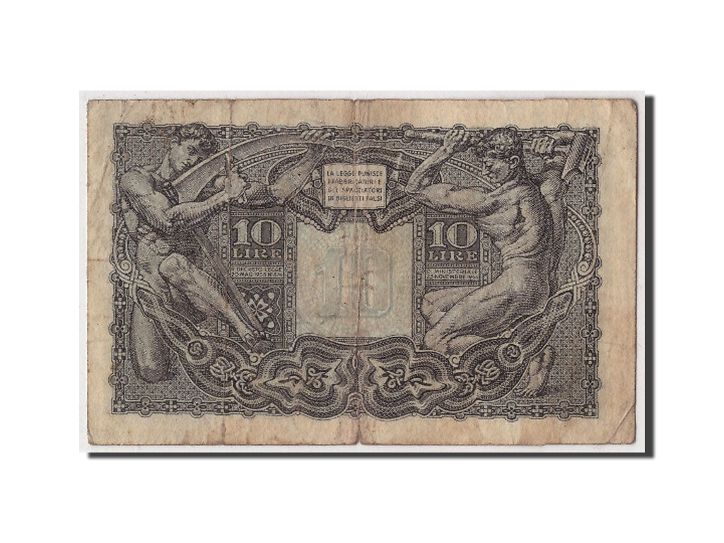 Billet, Italie, 10 Lire, 1944, 1944-11-23, KM:32b, TB