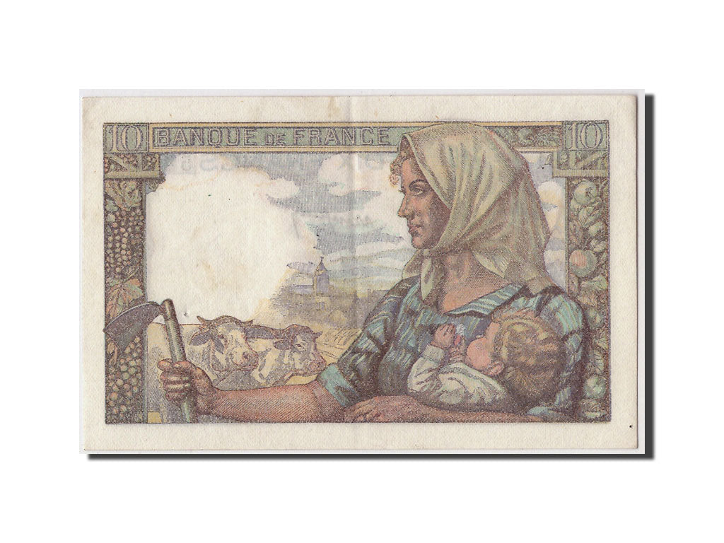 Billet, France, 10 Francs, 10 F 1941-1949 ''Mineur'', 1949, 1949-03-10, SUP