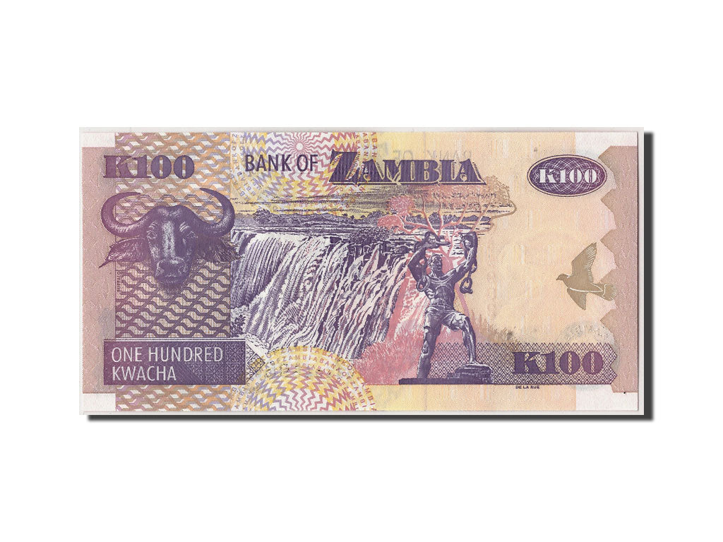Banknote, Zambia, 100 Kwacha, 2008, Undated, KM:38g, UNC(65-70)