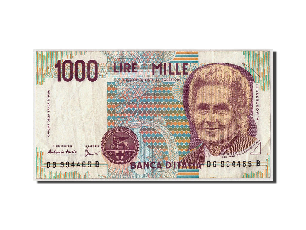 Banknote, Italy, 1000 Lire, 1990, 1990-10-03, KM:114c, VF(30-35)