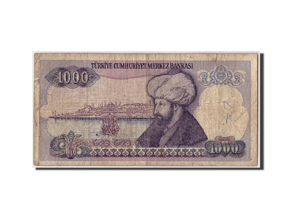 Billet, Turquie, 1000 Lira, L.1970 (1986), 1970-01-14, KM:196, B