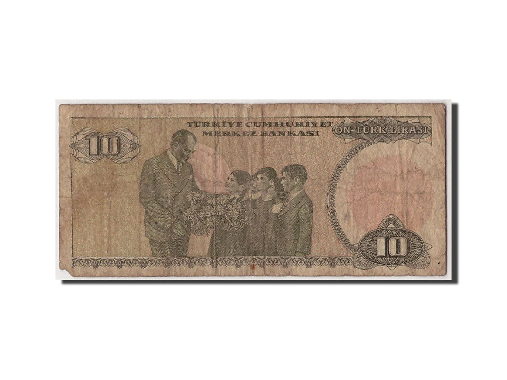 Billet, Turquie, 10 Lira, L.1970 (1979), 1970-01-14, KM:192, B