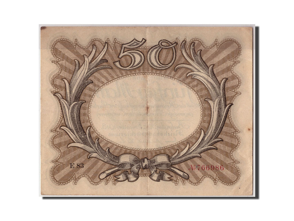 Billet, Allemagne, 50 Mark, 1918, 1918-11-30, KM:65, TB+
