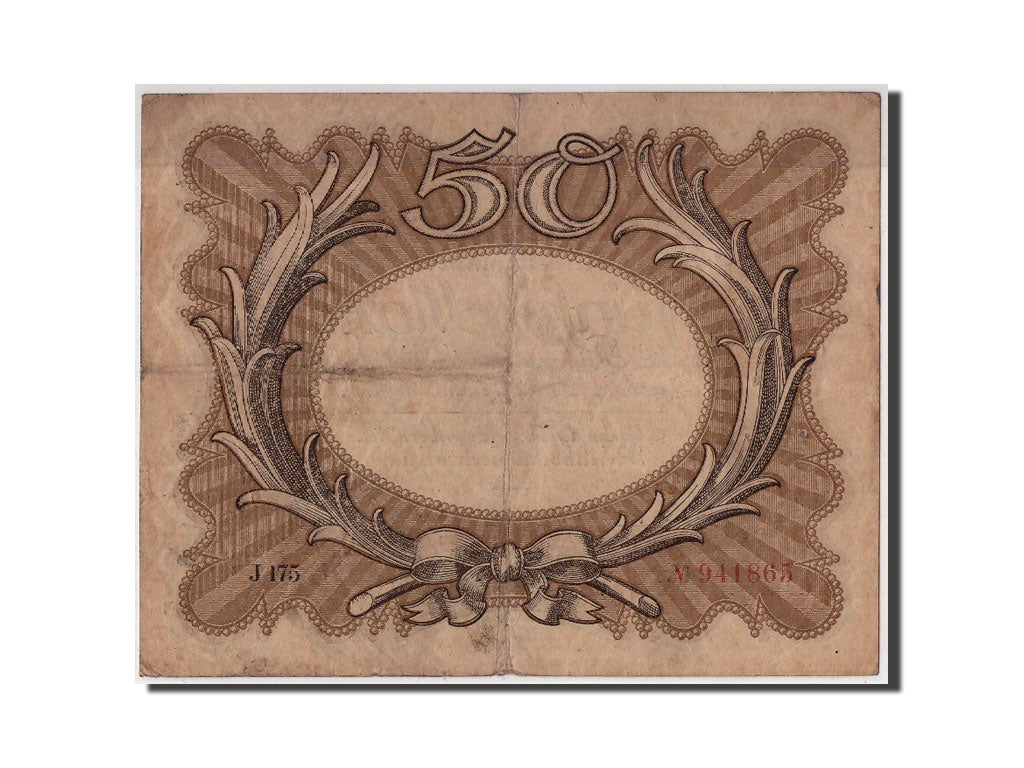 Billete, 50 Mark, 1918, Alemania, KM:65, 1918-11-30, RC+