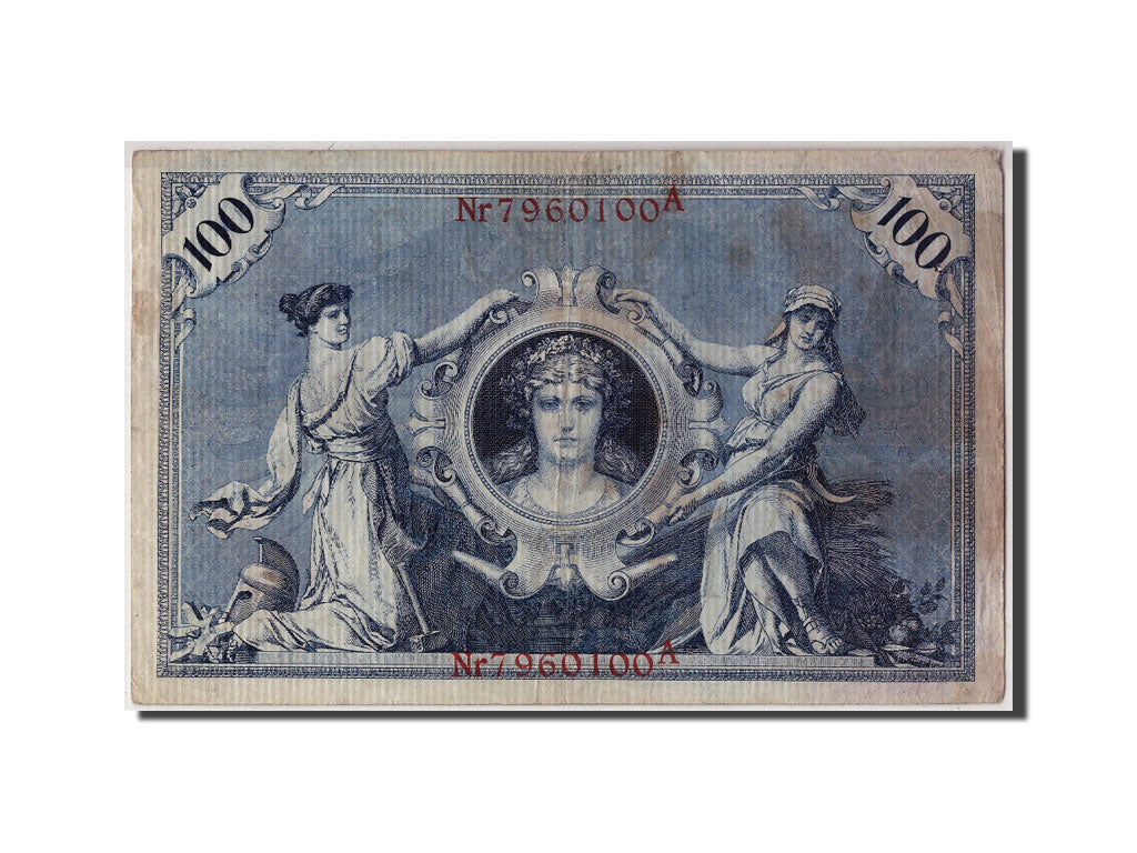 Geldschein, Deutschland, 100 Mark, 1908, 1908-02-07, KM:33a, S