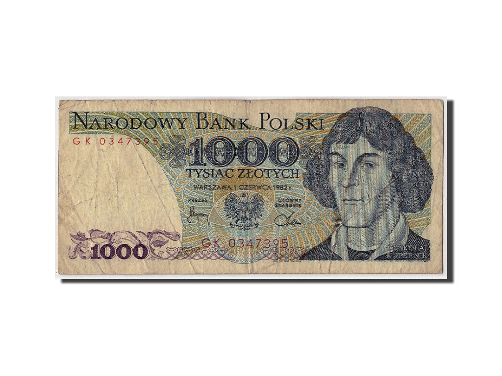 Banknote, Poland, 1000 Zlotych, 1982, 1982-06-01, KM:146c, F(12-15)