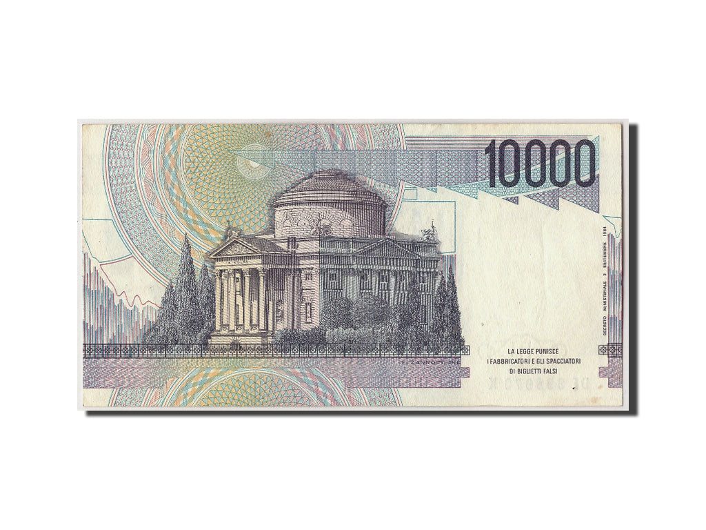 Billet, Italie, 10,000 Lire, 1984, 1984-09-03, KM:112c, SPL
