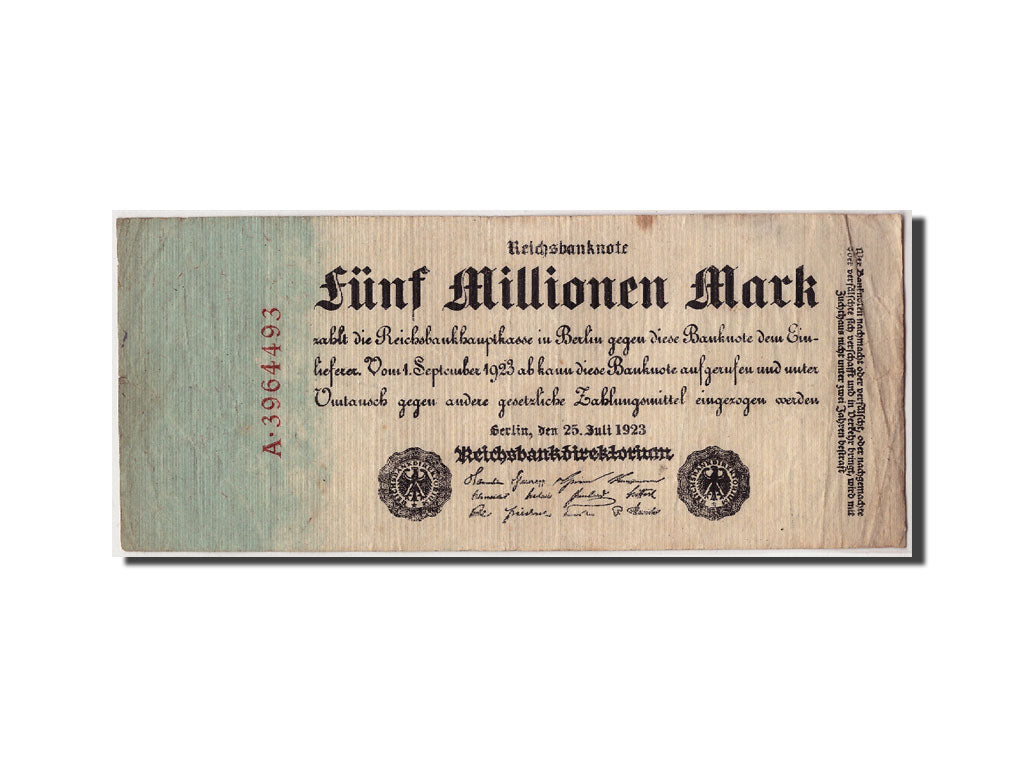 Banknote, Germany, 5 Millionen Mark, 1923, 1923-07-25, KM:95, VF(20-25)