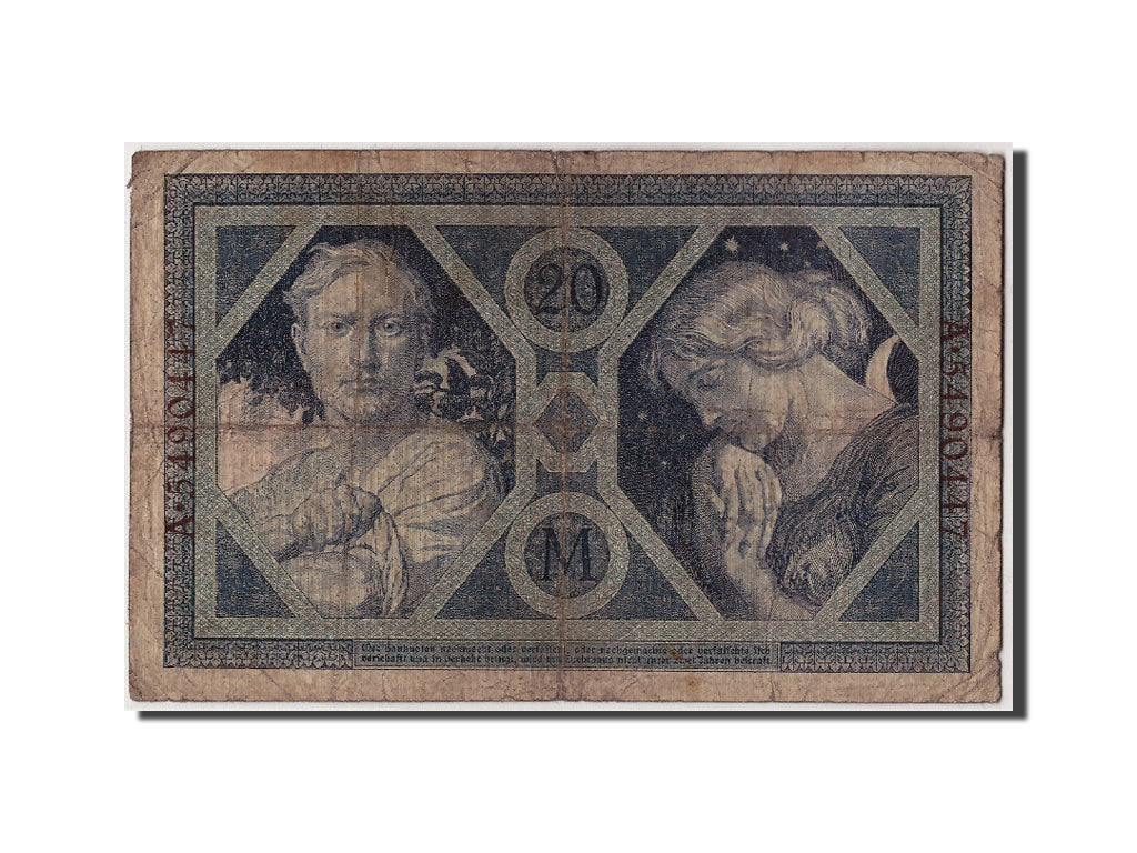Banknote, Germany, 20 Mark, 1915, 1915-11-04, KM:63, VG(8-10)