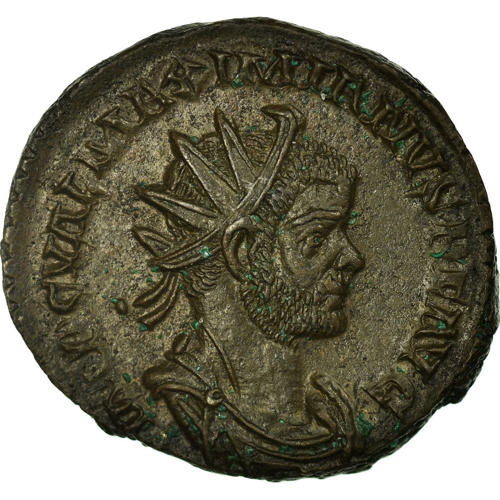 Munten, Maximus Hercules, Antoninianus, Lyons, PR, Koper