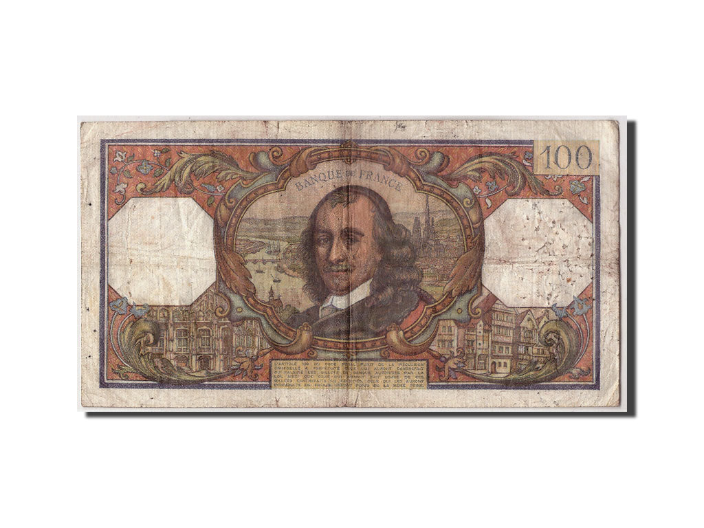 Banconote, Francia, 100 Francs, 100 F 1964-1979 ''Corneille'', 1965, 1965-04-01