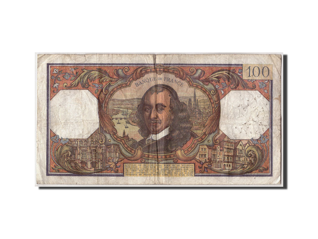 Banconote, Francia, 100 Francs, 100 F 1964-1979 ''Corneille'', 1968, 1968-03-07