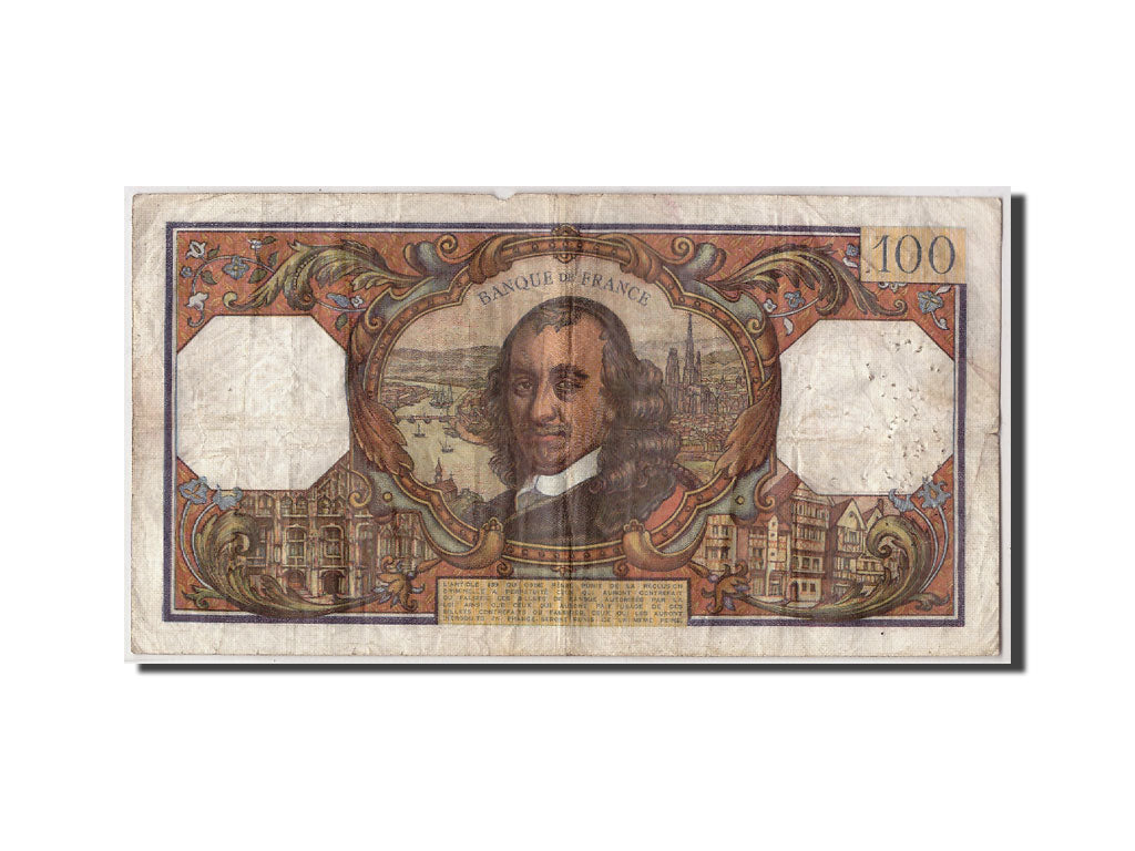 Banconote, Francia, 100 Francs, 100 F 1964-1979 ''Corneille'', 1968, 1968-03-07