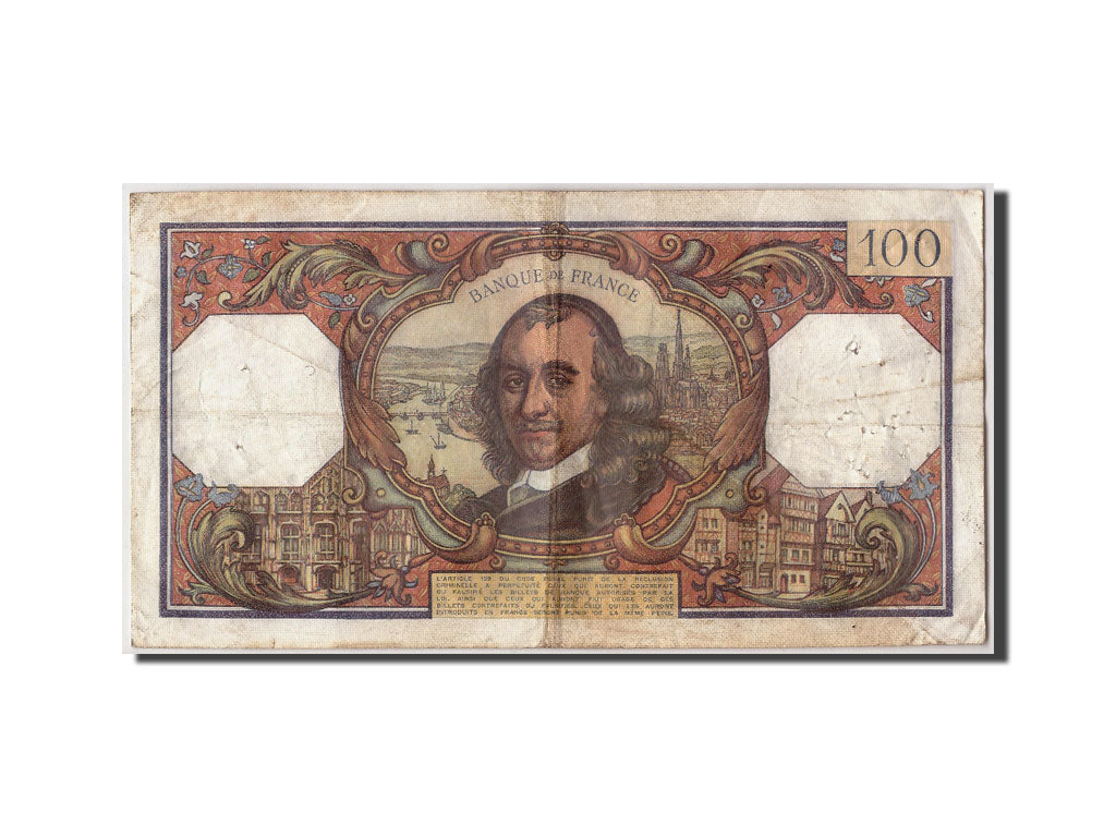 Banconote, Francia, 100 Francs, 100 F 1964-1979 ''Corneille'', 1968, 1968-11-07