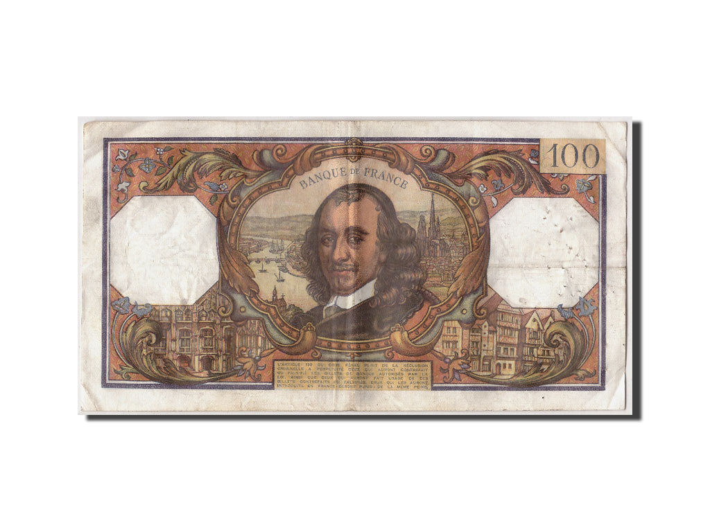 Banconote, Francia, 100 Francs, 100 F 1964-1979 ''Corneille'', 1969, 1969-06-05
