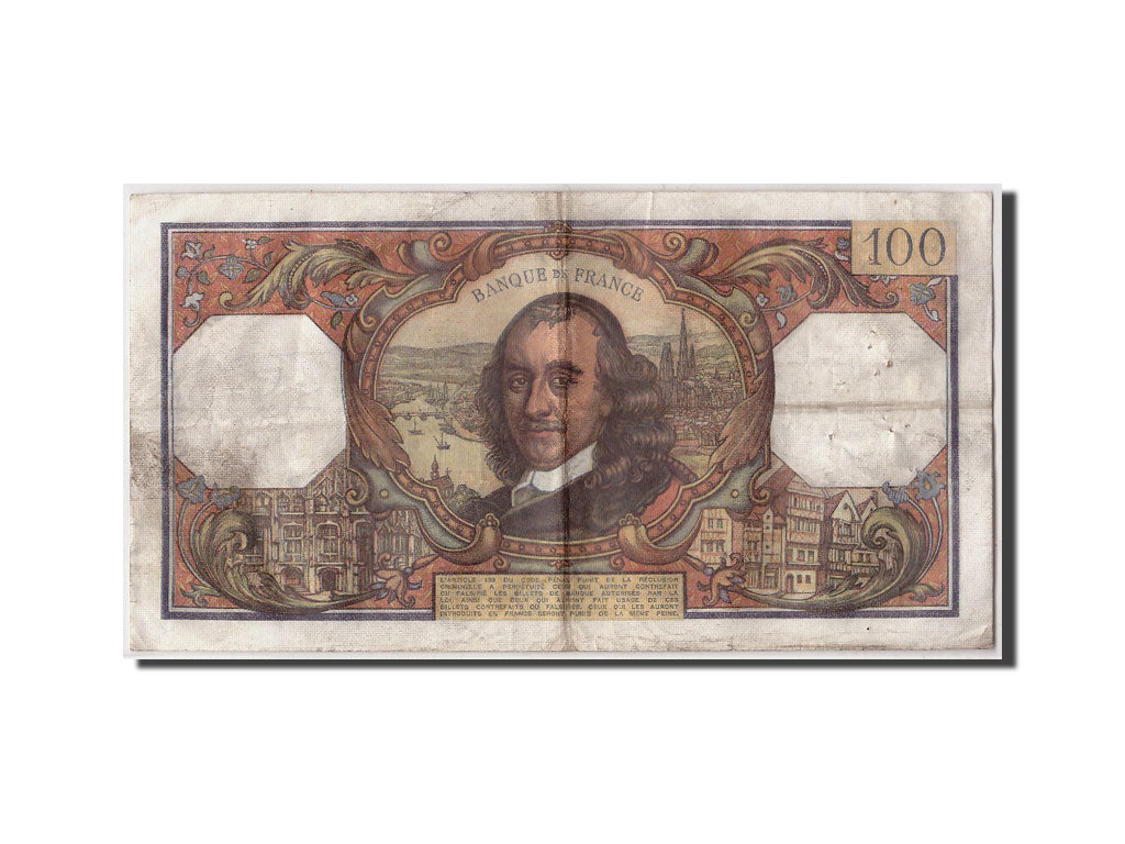 Banconote, Francia, 100 Francs, 100 F 1964-1979 ''Corneille'', 1970, 1970-11-05