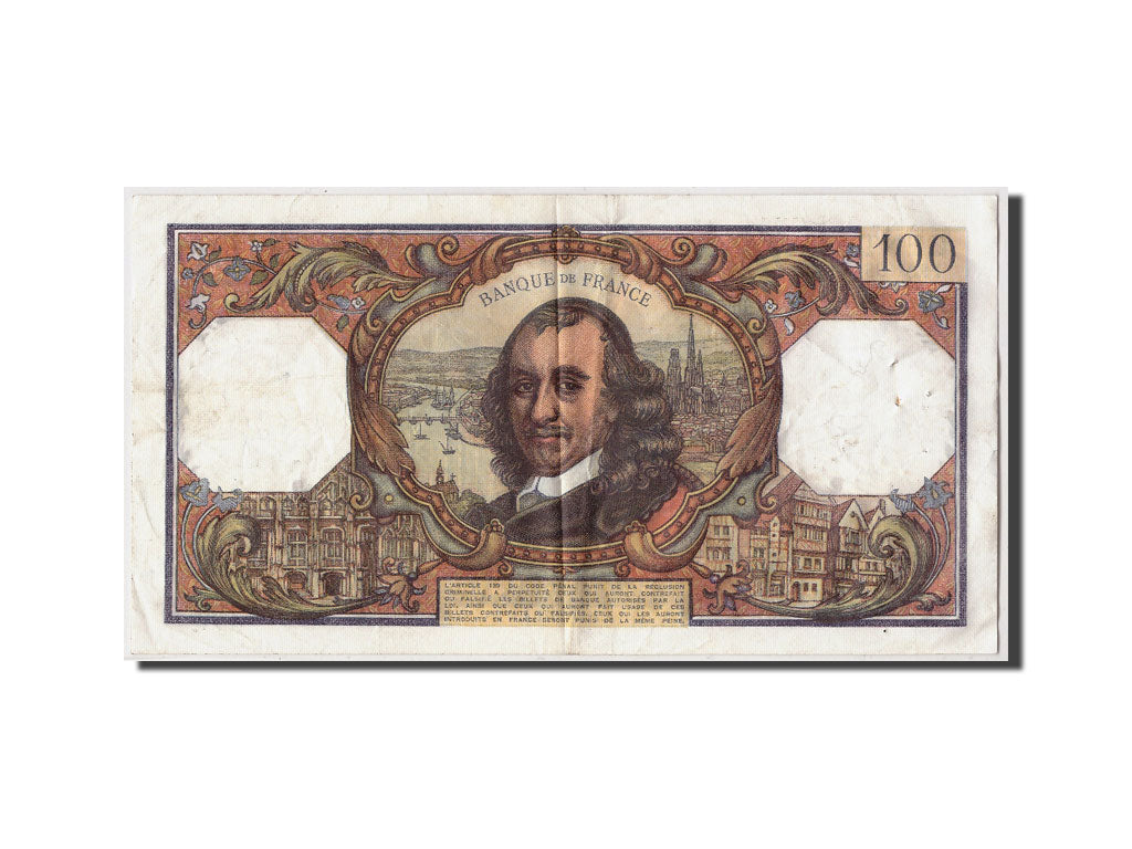 Banconote, Francia, 100 Francs, 100 F 1964-1979 ''Corneille'', 1971, 1971-10-07