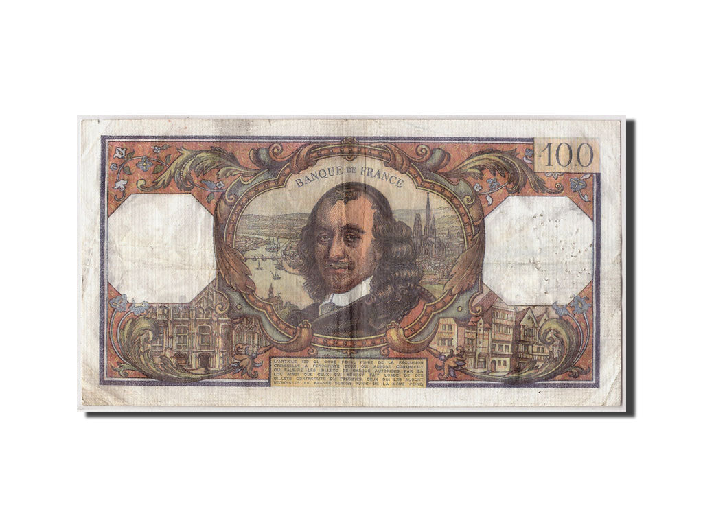 Banconote, Francia, 100 Francs, 100 F 1964-1979 ''Corneille'', 1974, 1974-02-07