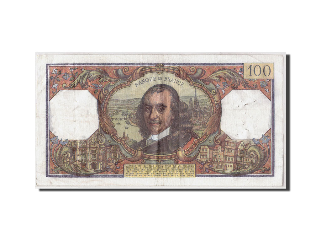 Banconote, Francia, 100 Francs, 100 F 1964-1979 ''Corneille'', 1977, 1977-12-02