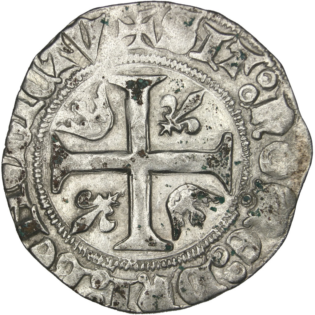 Frankrijk, Blanc Guénar, 1389, Toulouse, Billon, ZF, Duplessy:377A