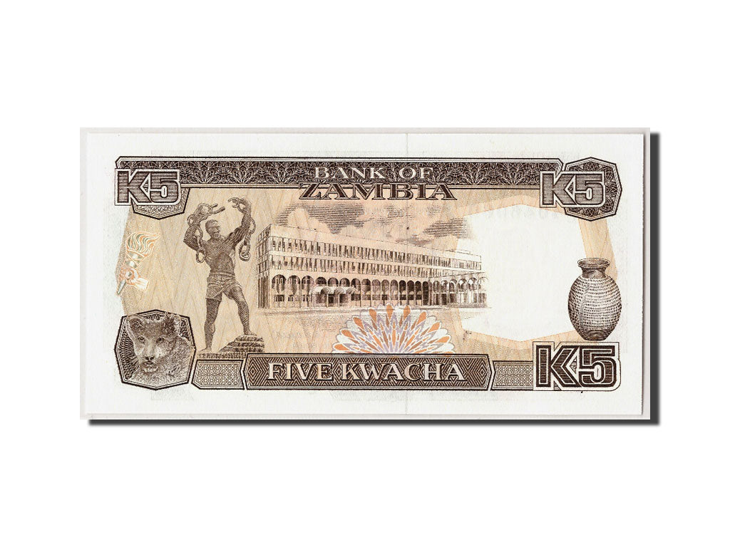 Banknote, Zambia, 5 Kwacha, Undated (1989), Undated, KM:30a, UNC(65-70)