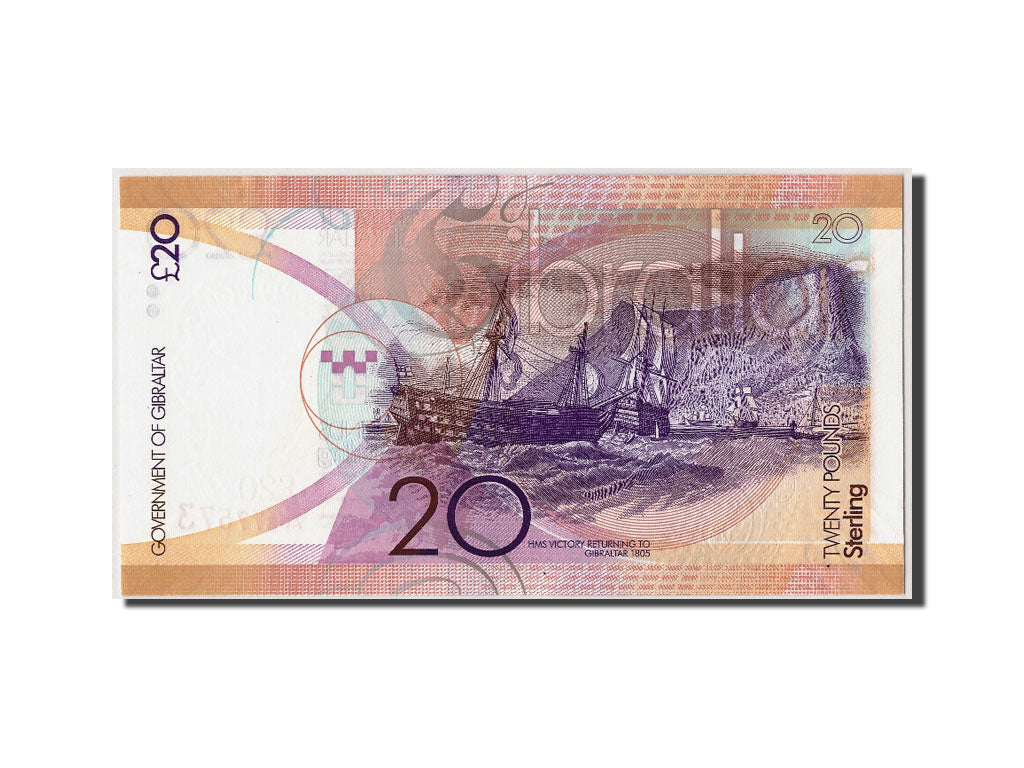 Banknote, Gibraltar, 20 Pounds, 2011, 2011-01-01, KM:37, UNC(63)