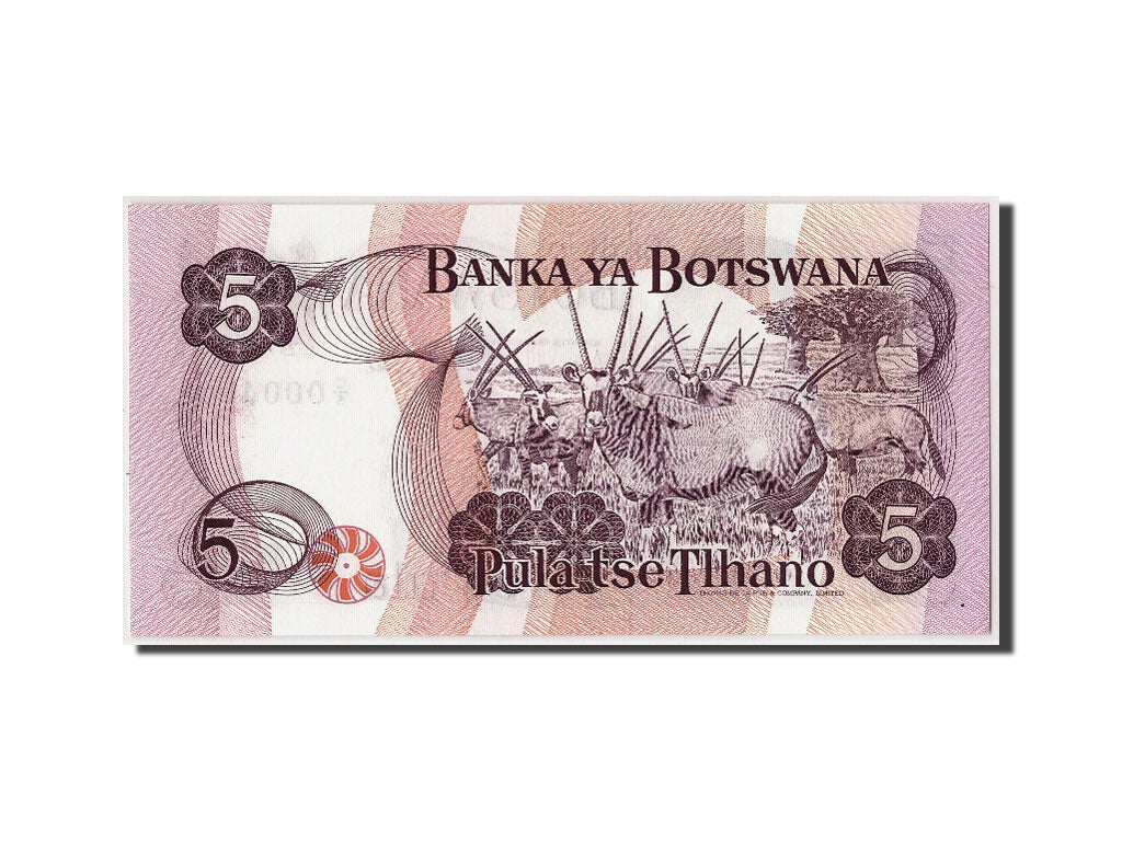 Banknote, Botswana, 5 Pula, Undated, KM:8a, UNC(65-70)