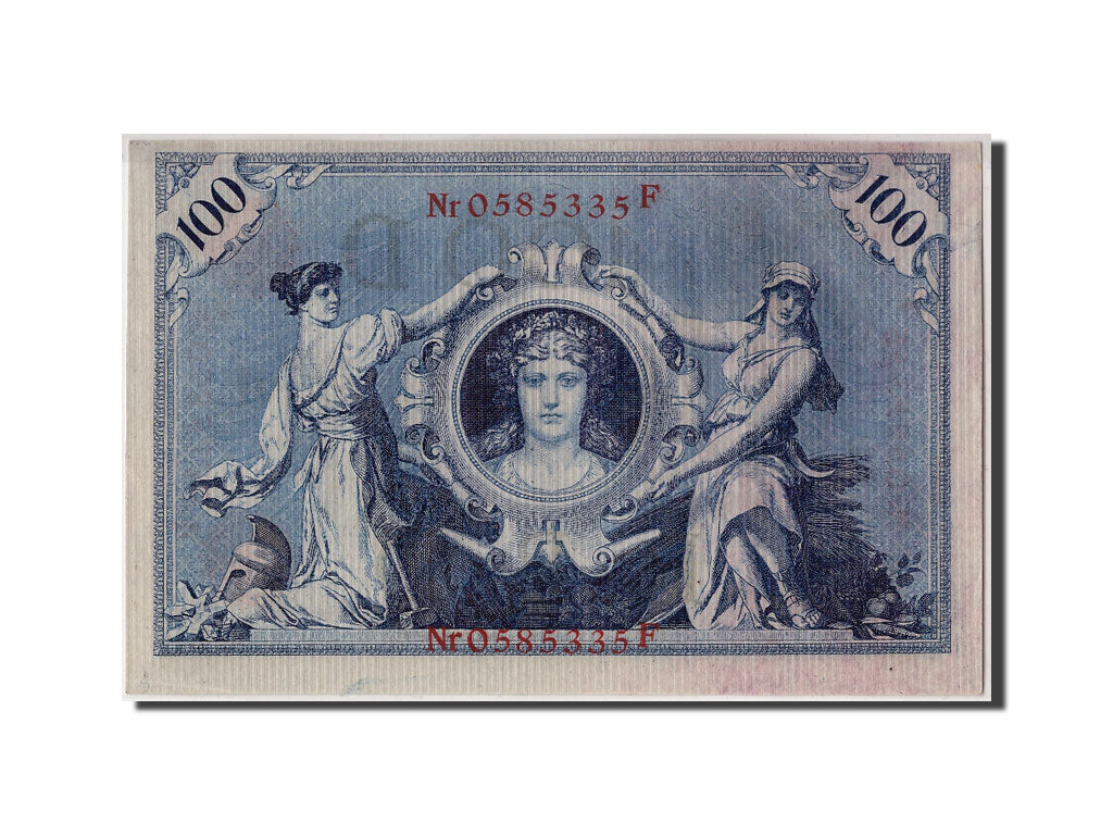 Geldschein, Deutschland, 100 Mark, 1908, 1908-02-07, KM:33a, UNZ-