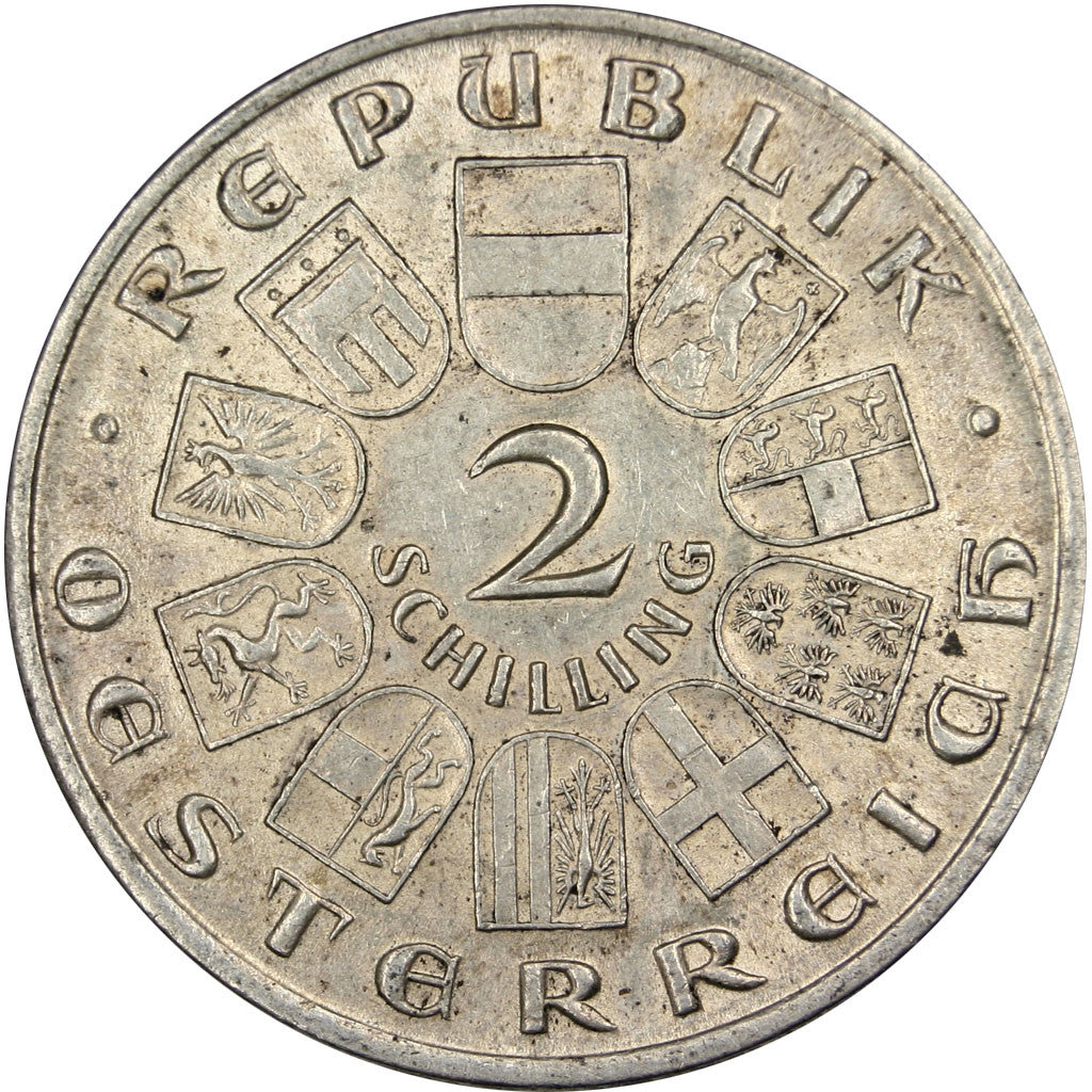 Coin, Austria, 2 Schilling, 1928, Vienne, AU(55-58), Silver, KM:2843
