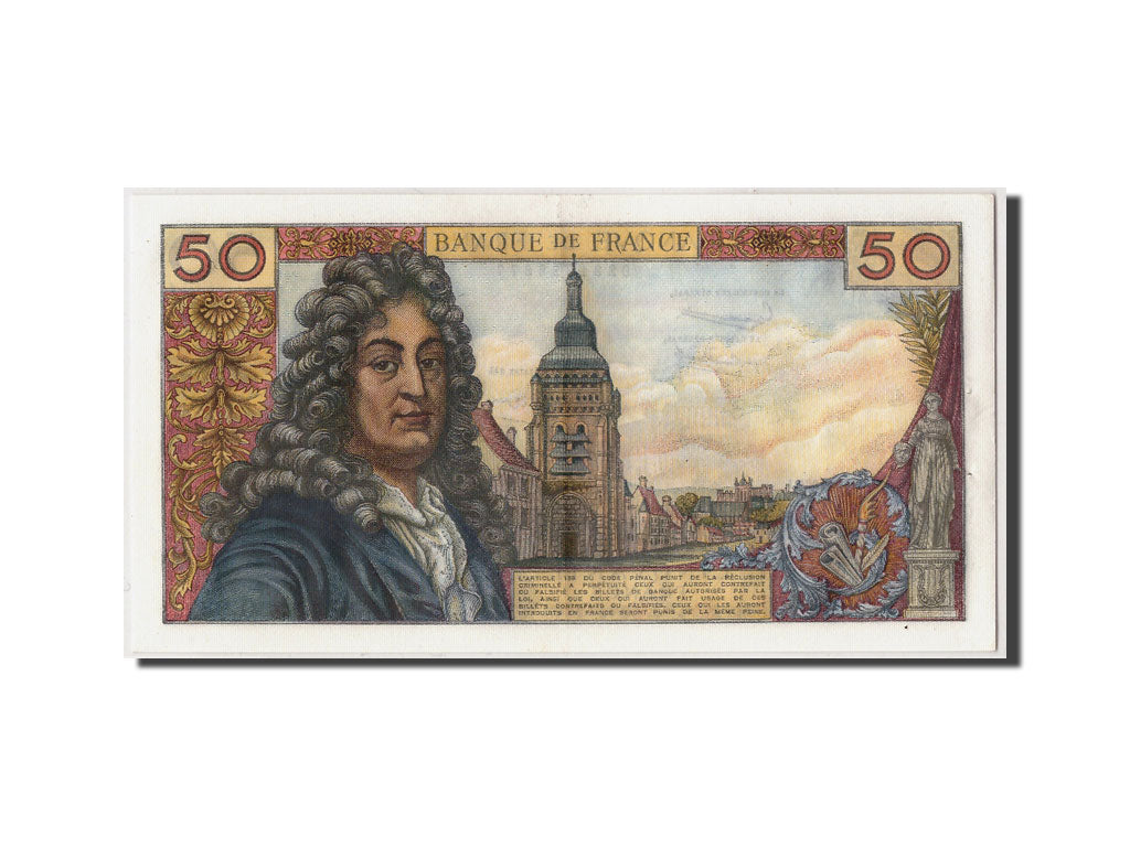 Banknot, Francja, 50 Francs, Racine, 1965, 1965-03-04, UNC(63), Fayette:64.8