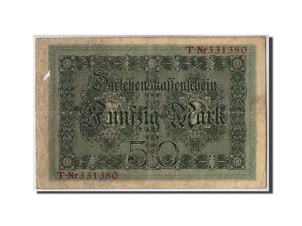 Geldschein, Deutschland, 50 Mark, 1914, 1914-08-05, KM:49a, S