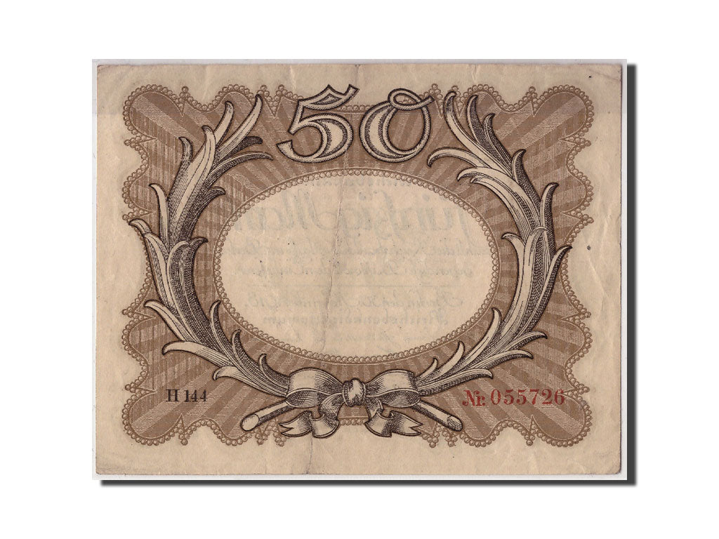 Banconote, Germania, 50 Mark, 1918, KM:65, 1918-11-30, BB