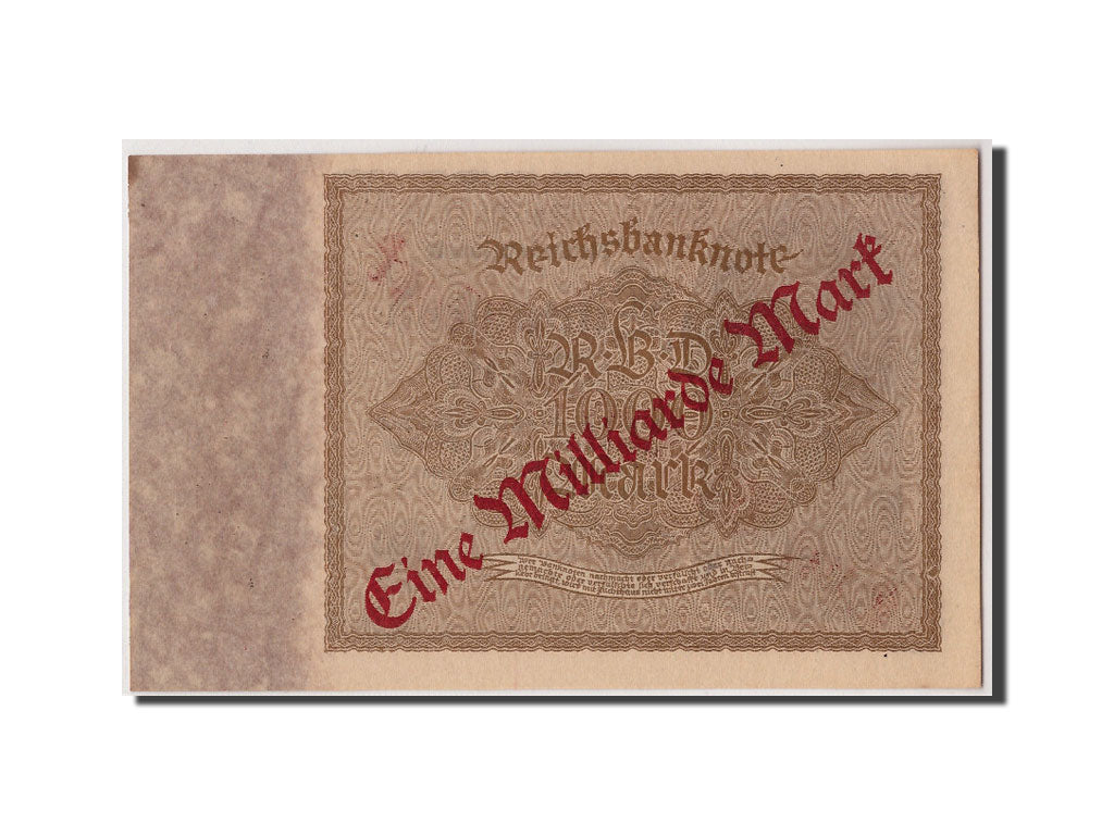 Banknote, Germany, 1 Milliarde Mark on 1000 Mark, Undated (9-1923), 1922-12-15