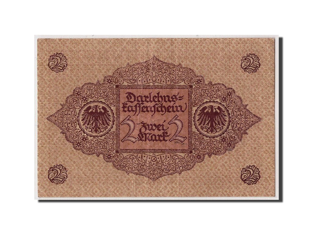 Geldschein, Deutschland, 2 Mark, 1920, 1920-03-01, KM:59, SS+