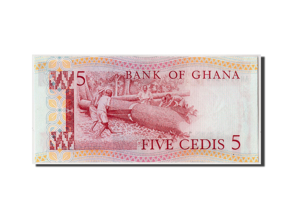 Billete, 5 Cedis, 1980, Ghana, KM:19b, 1980-01-02, UNC