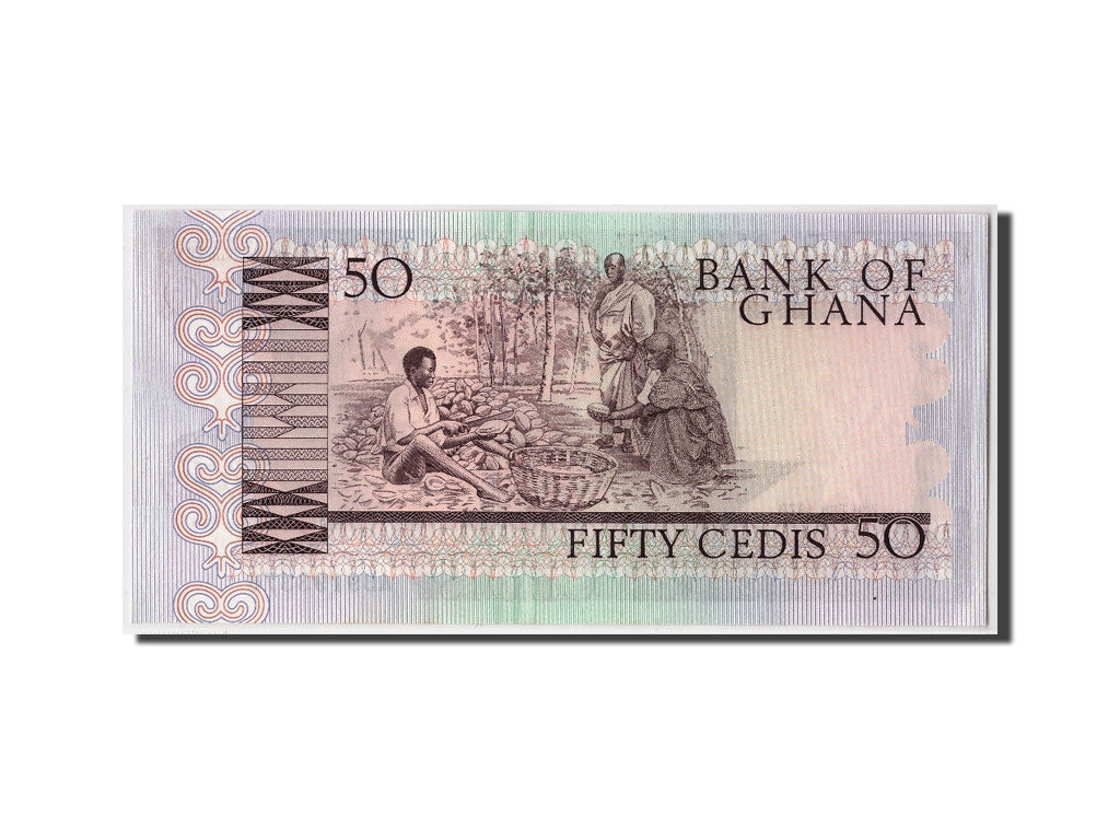 Banknot, Ghana, 50 Cedis, 1979, 1979-02-07, KM:22a, UNC(65-70)