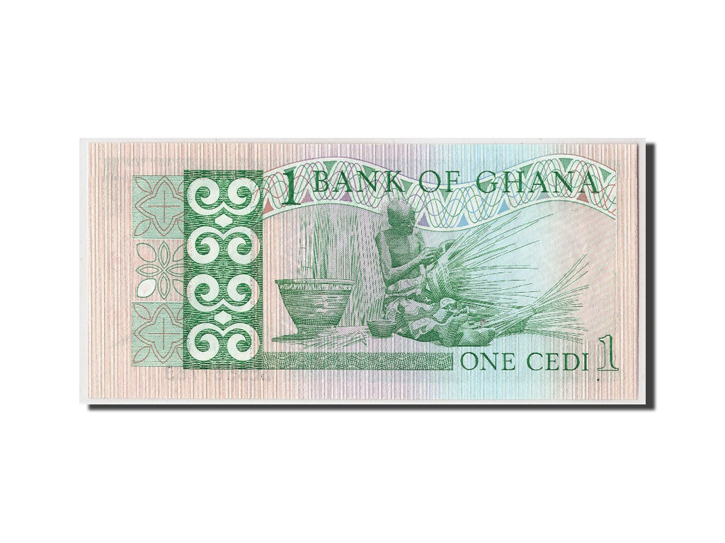 Banknot, Ghana, 1 Cedi, 1982, 1982-03-06, KM:17b, UNC(65-70)