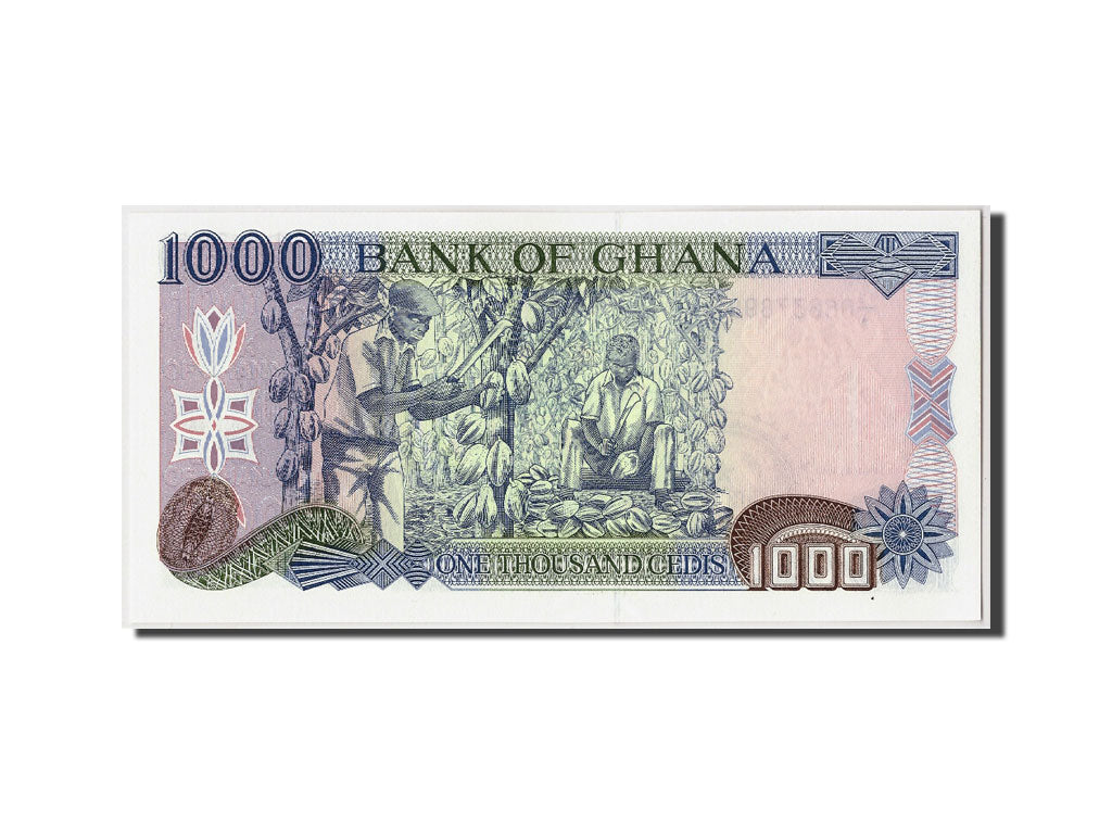 Banknot, Ghana, 1000 Cedis, 1995, 1995-01-06, KM:29b, UNC(65-70)