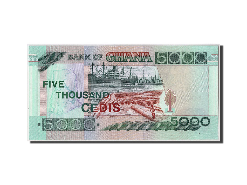 Banknote, Ghana, 5000 Cedis, 2002, 2002-09-02, KM:34h, UNC(65-70)