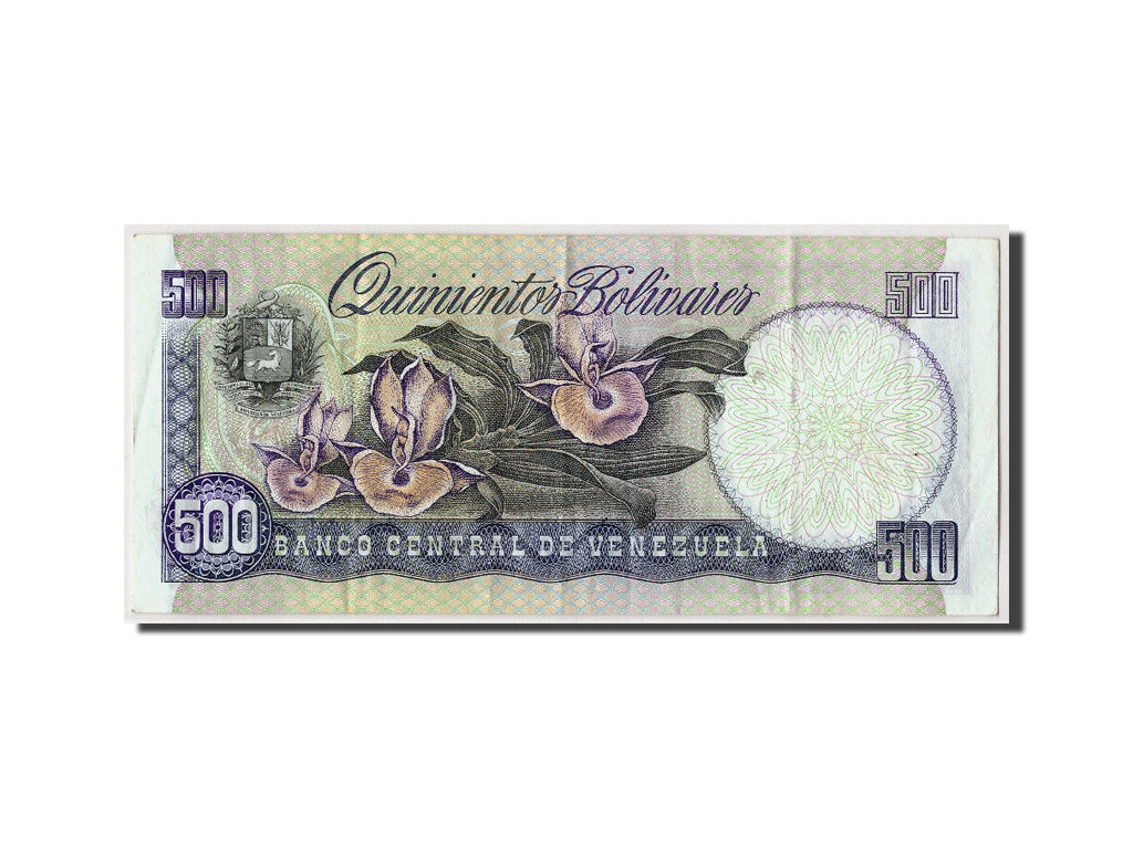 Geldschein, Venezuela, 500 Bolivares, 1990, 1990-05-31, KM:67d, SS+