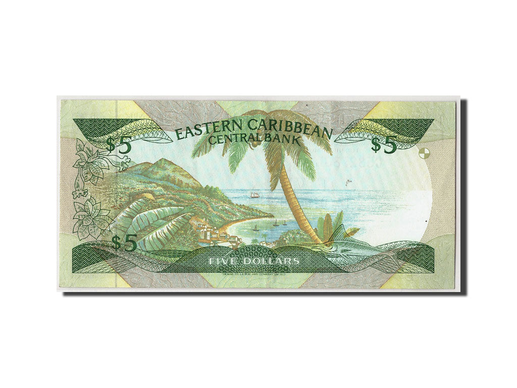 Banconote, Stati dei Caraibi Orientali, 5 Dollars, Undated (1986-88), KM:22l1