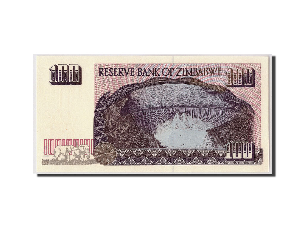 Geldschein, Simbabwe, 100 Dollars, 1995, Undated, KM:9a, UNZ